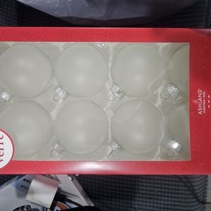 Ashland Clear Holiday Ornaments Set